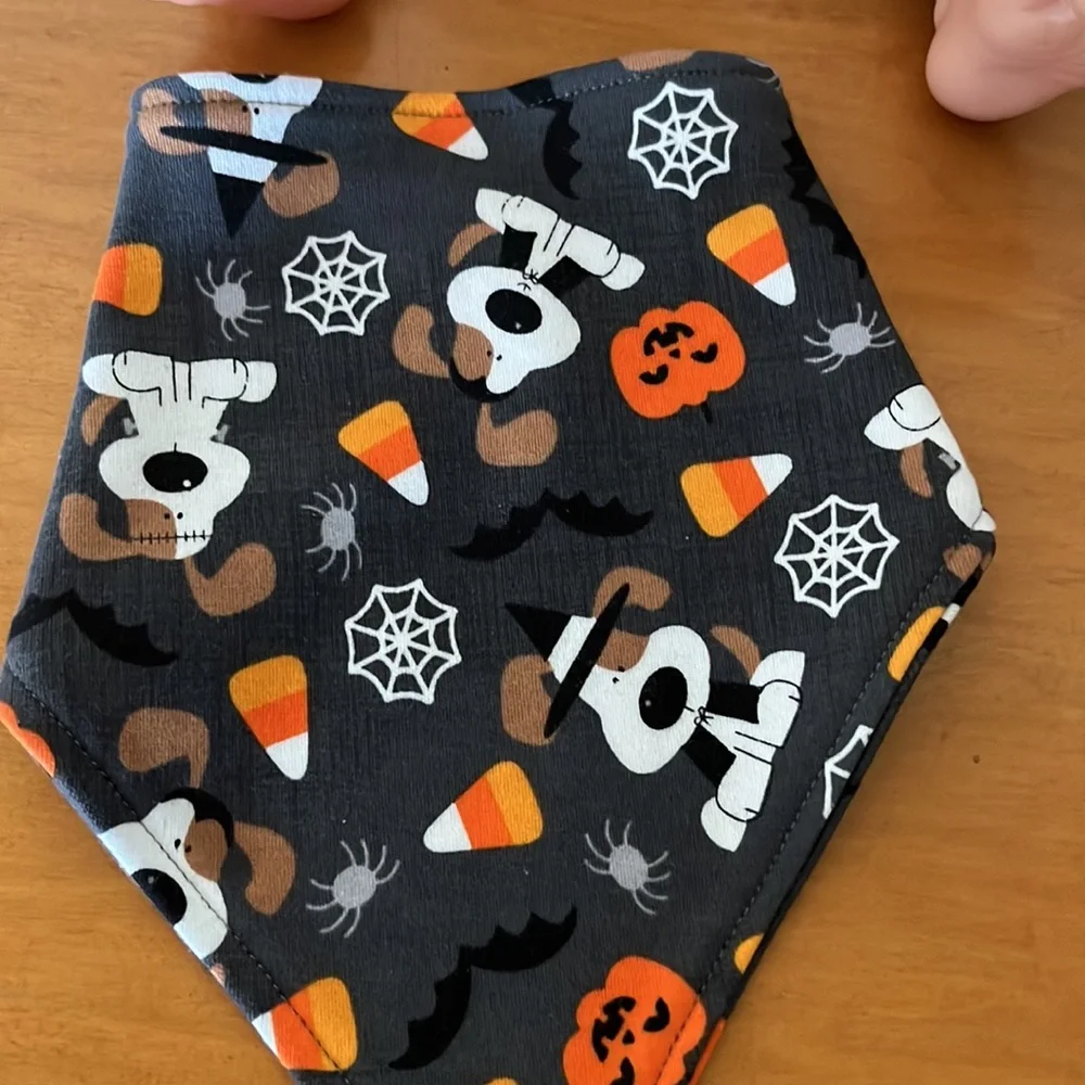 Halloween dogs baby bandana bib